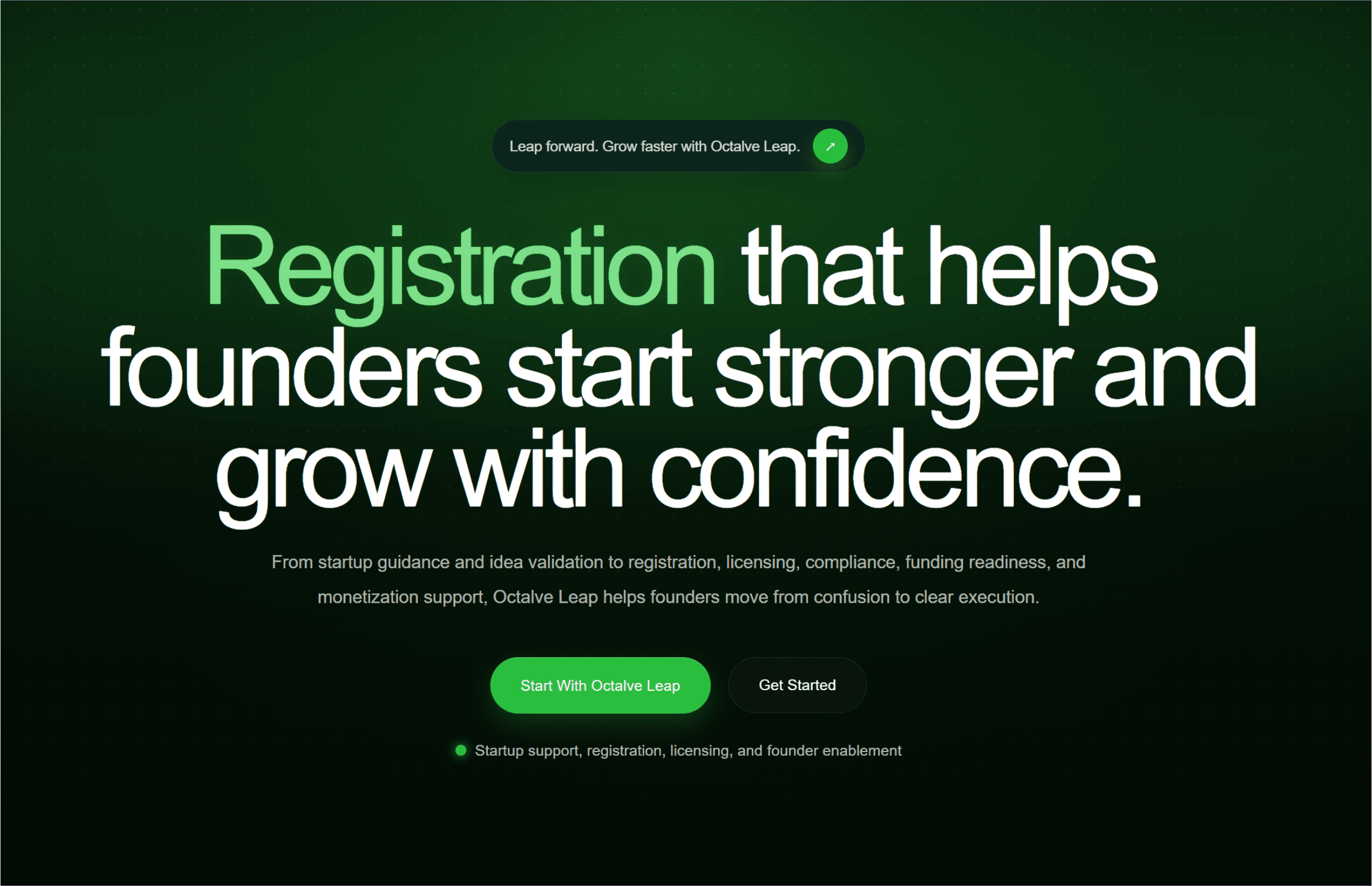 Handle registration, licensing, and business setup